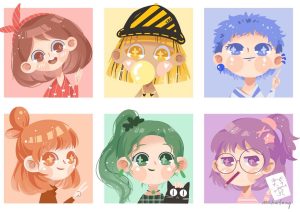 儿童插画团练procreate教程【0589】-procreatechahua