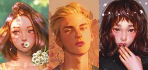 Domestika – 用Photoshop制作数字幻想肖像+画师插画集【0709】-procreatechahua