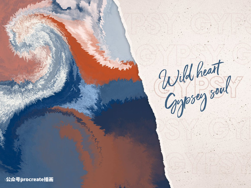 图片[3]-靛蓝色染料数字扎染的procreate笔刷【0232】-procreatechahua