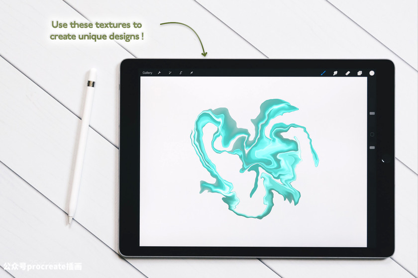 图片[2]-大理石纹理质感的procreate笔刷和背景图片素材【0230】-procreatechahua