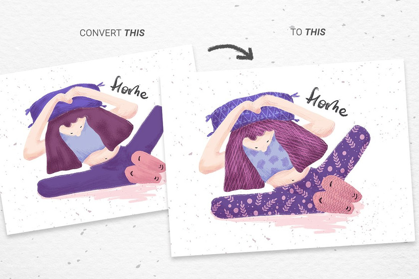 图片[2]-一套80种手绘图案Procreate笔刷【0231】-procreatechahua