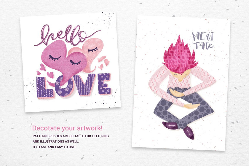 图片[4]-一套80种手绘图案Procreate笔刷【0231】-procreatechahua