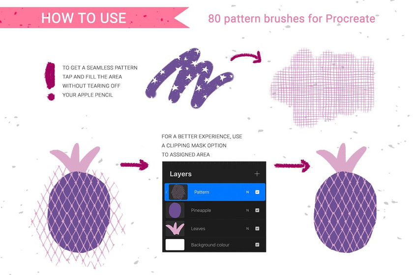 图片[6]-一套80种手绘图案Procreate笔刷【0231】-procreatechahua
