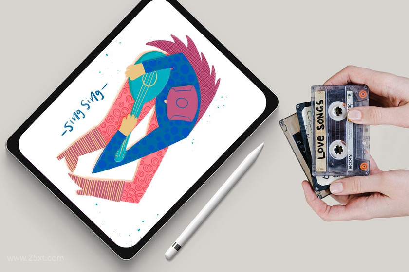 图片[17]-一套80种手绘图案Procreate笔刷【0231】-procreatechahua