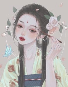 ipad半厚涂美型人像教程【0496】-procreatechahua