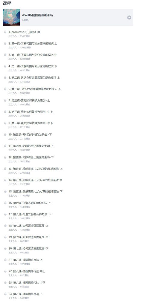 图片[4]-梦幻场景插画procreate教程+笔刷+素材【0590】-procreatechahua