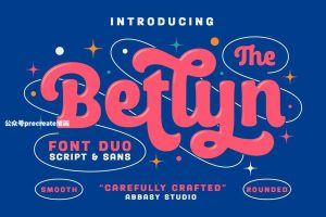 可爱膨胀的泡泡食品包装英文字体【0819】-procreatechahua