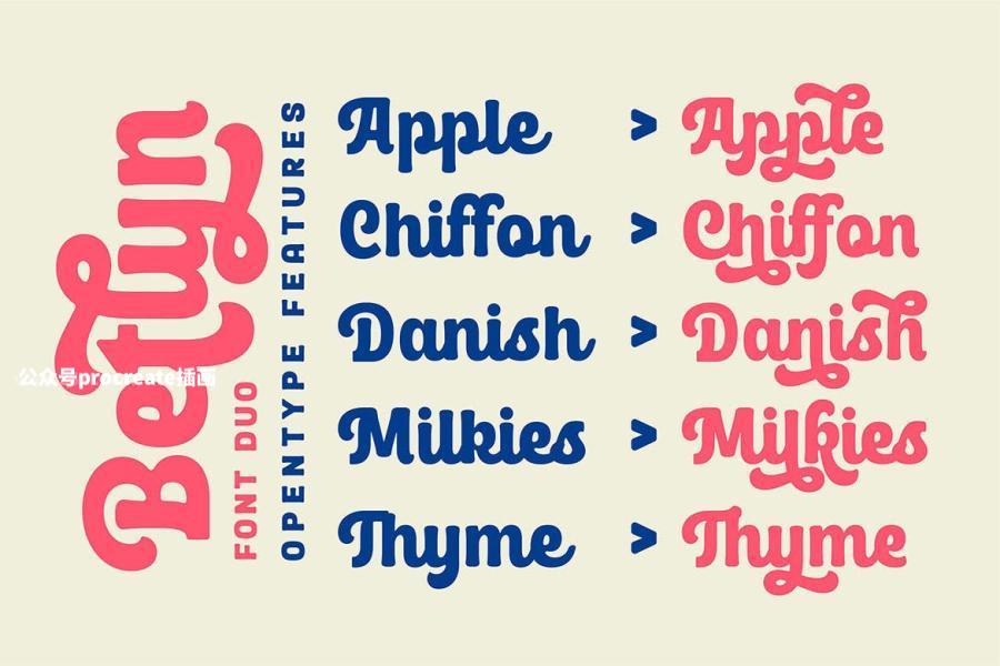 图片[3]-可爱膨胀的泡泡食品包装英文字体【0819】-procreatechahua