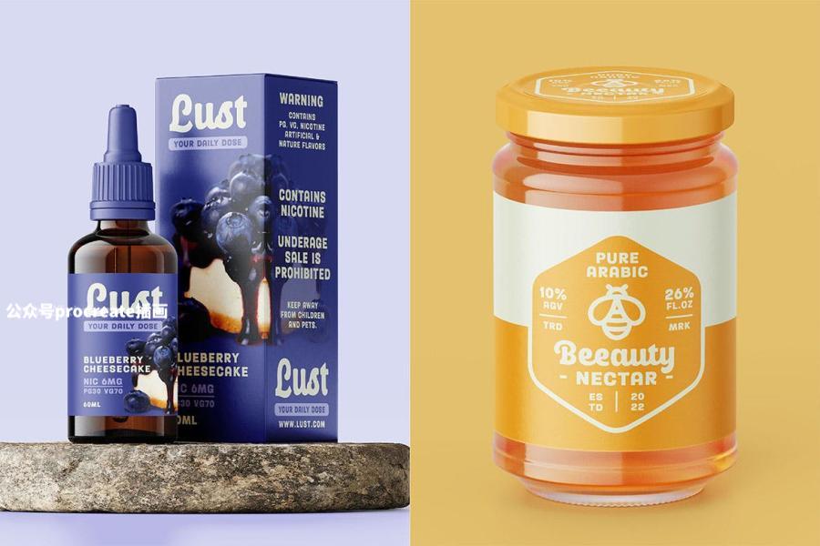 图片[6]-可爱膨胀的泡泡食品包装英文字体【0819】-procreatechahua