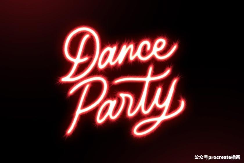 图片[10]-30个制作霓虹灯效果文字logo的Procreate笔刷【0233】-procreatechahua