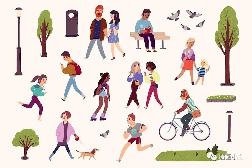 图片[2]-48个时尚人物插画素材分享【0108】-procreatechahua