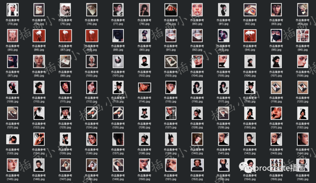 图片[5]-ins大神la-aura的ipad写实人像厚涂绘画笔刷+绘画视频+作品集【0151】-procreatechahua