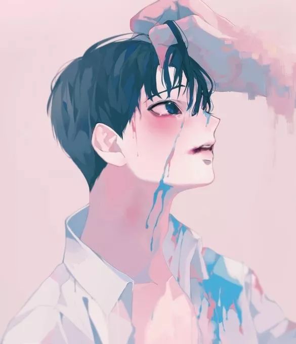 图片[2]-韩国画师인플릭 INPLICK|病娇男孩作品临摹欣赏插画集【0011】-procreatechahua