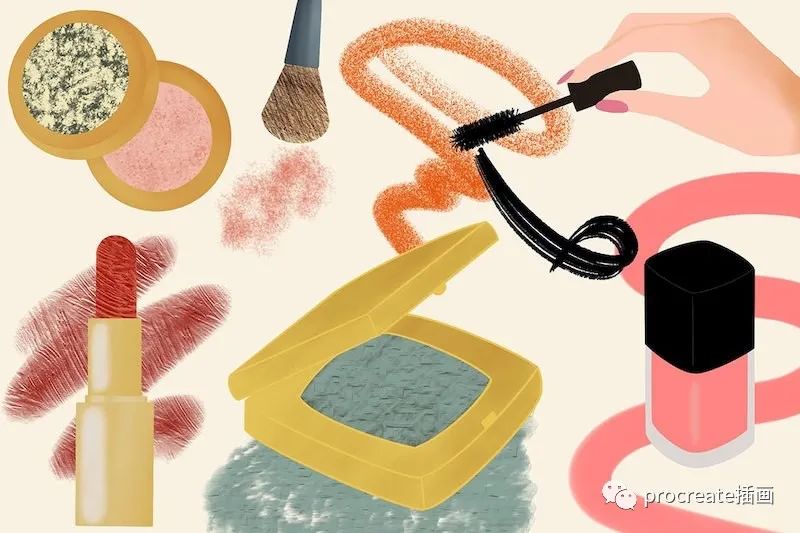 图片[2]-20款复古时尚的美妆procreate笔刷【0152】-procreatechahua