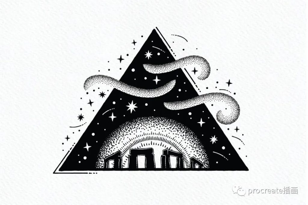 图片[2]-素描线条纹理AI笔刷【0172】-procreatechahua