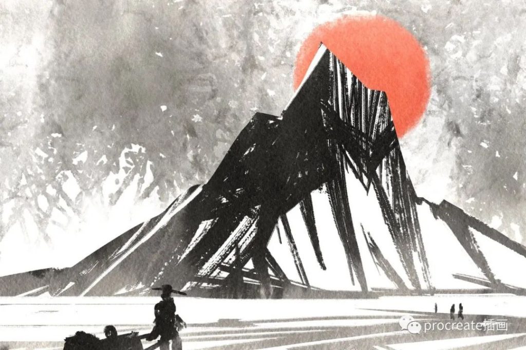 图片[1]-墨水效果ps笔刷【0179】-procreatechahua