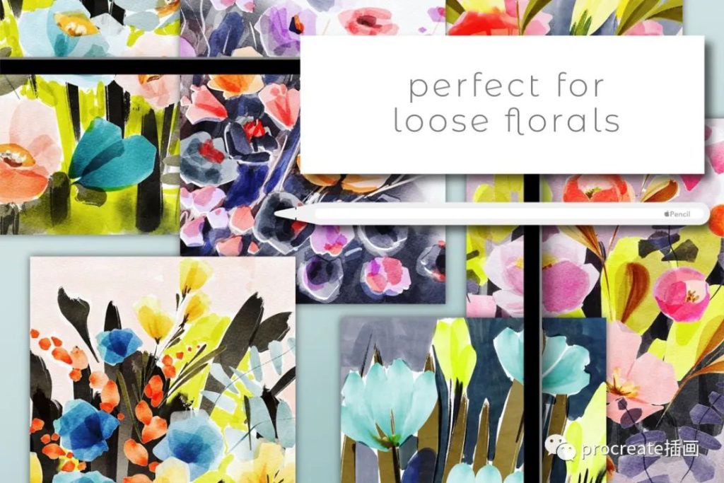 图片[2]-68款完美质感水彩procreate笔刷【0222】-procreatechahua