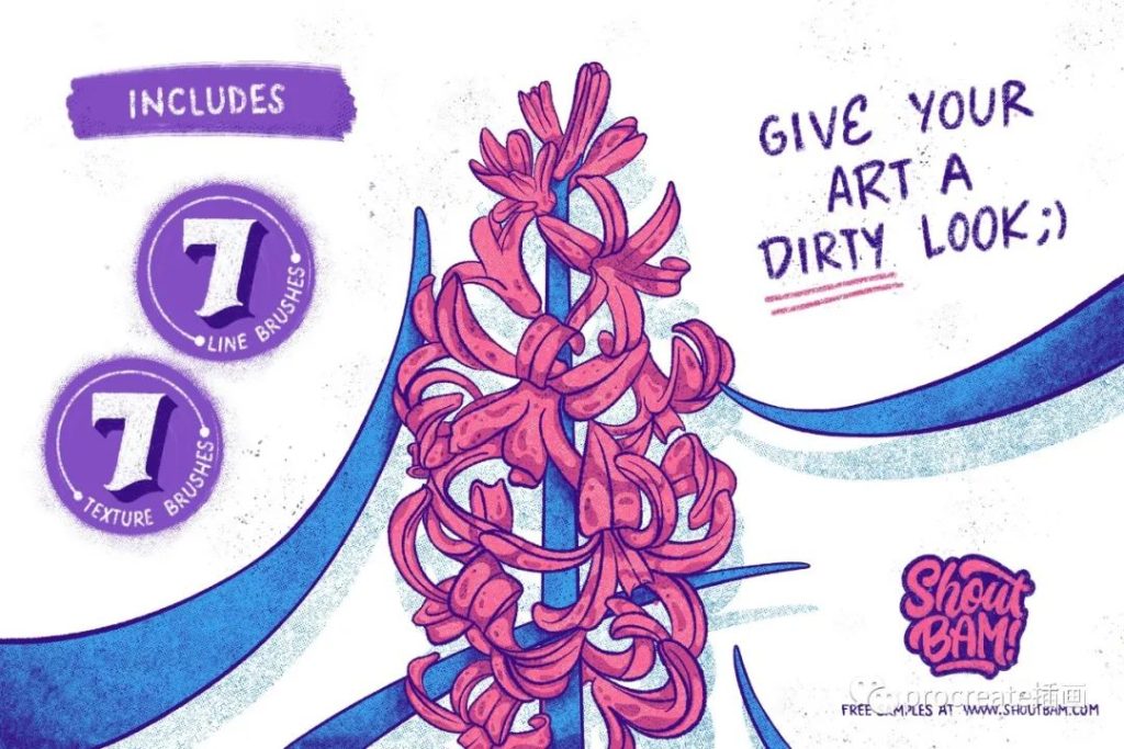 图片[3]-一套Procreate艺术笔刷套装【0228】-procreatechahua