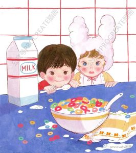 清新彩铅童真插画图片素材200+张+超逼真彩铅质感procreate笔刷+5张纹理纸【0284】-procreatechahua