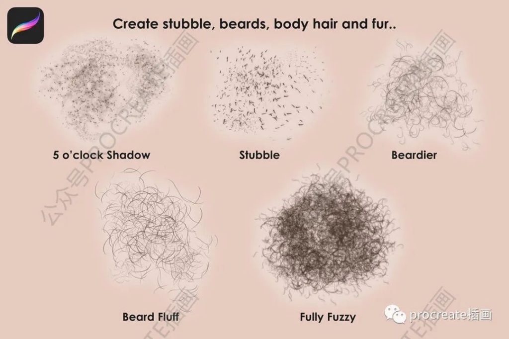 图片[2]-非常适合头发发丝的Procreate笔刷【0302】-procreatechahua