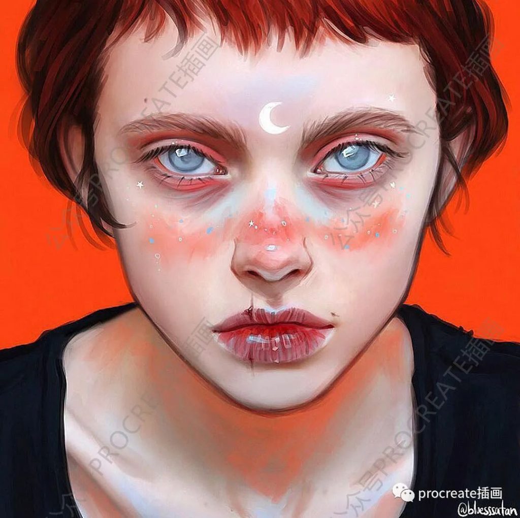 图片[2]-适用于Procreate的20个脸部化妆发光粒子笔【0305】-procreatechahua