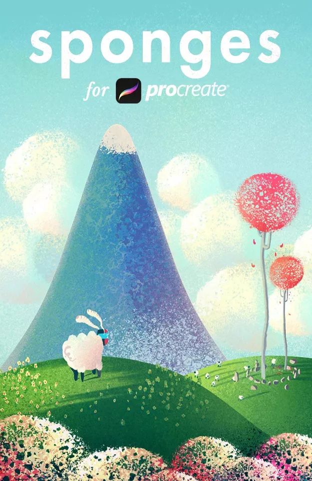 图片[1]-卡通动漫绘画的Procreate海绵噪点笔刷【0026】-procreatechahua