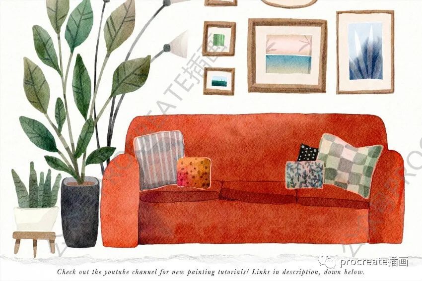 图片[2]-12款精致水彩水粉procreate笔刷【0340】-procreatechahua