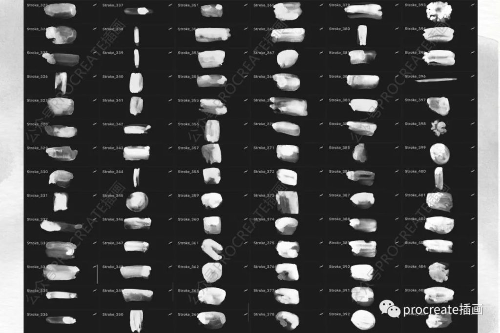 图片[2]-457款水彩印章procreate笔刷【0364】-procreatechahua