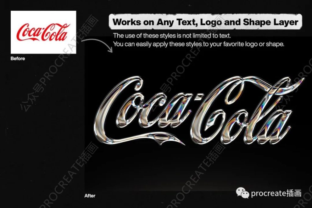 图片[2]-10款金属镀铬文字效果ps图层样式【0365】-procreatechahua