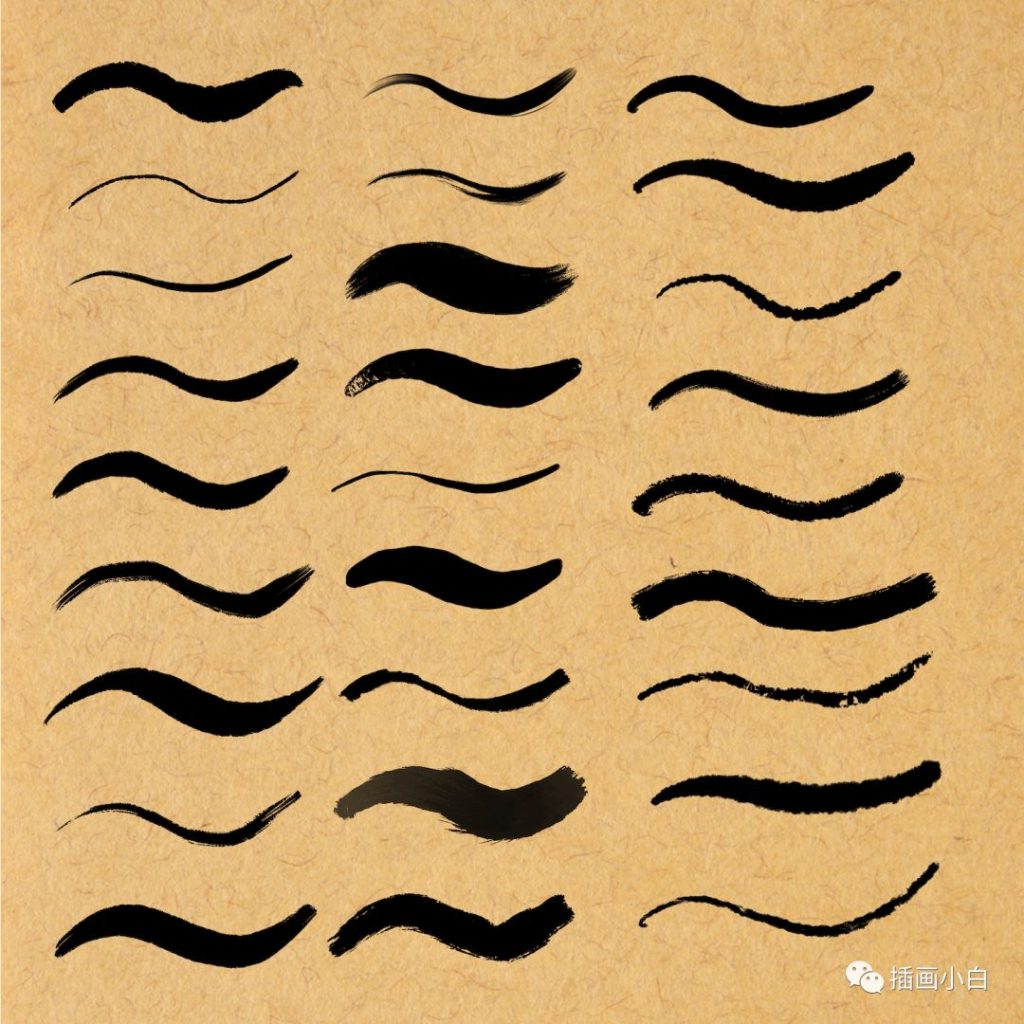 图片[2]-Procreate毛笔书法手写字体笔刷+宣纸背景纸400+张【0031】-procreatechahua