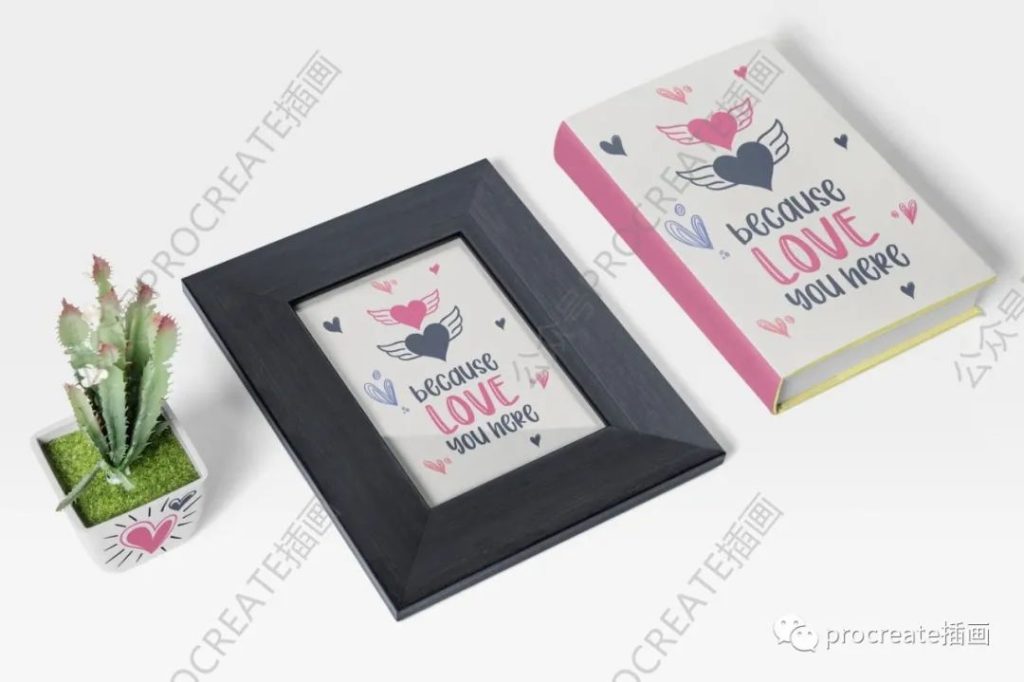 图片[2]-各种各样情人节爱心图形 Procreate 笔刷【0407】-procreatechahua