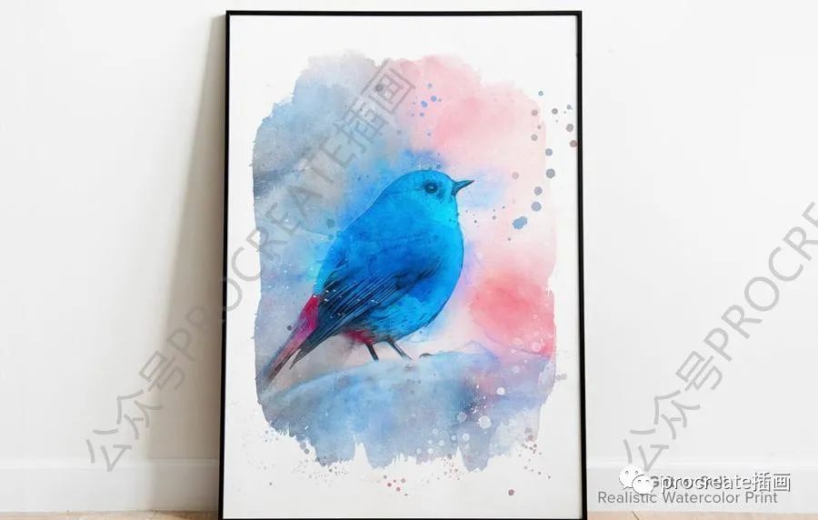 图片[2]-将照片处理成奇幻朦胧水彩晕染效果的PS动作插件【0416】-procreatechahua