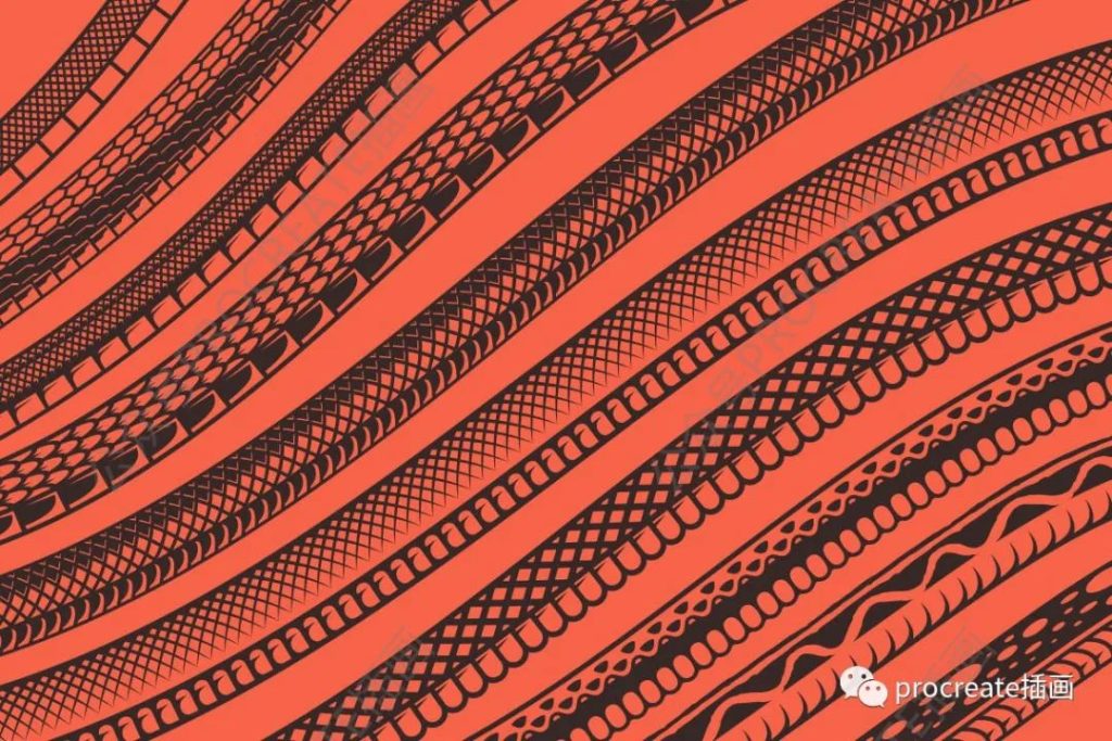 图片[2]-皮肤蛇图案AI画笔（Ai）【0452】-procreatechahua