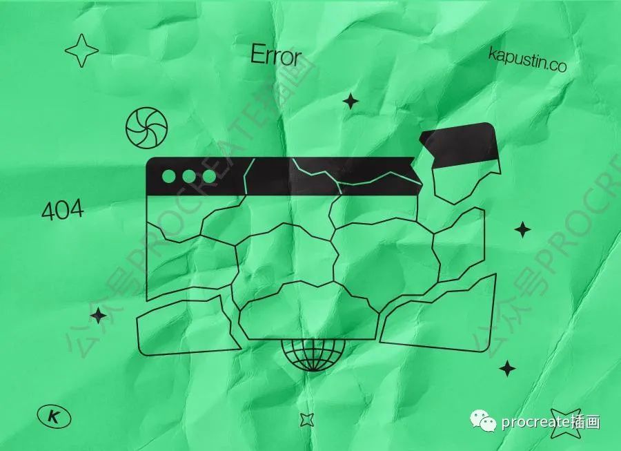 图片[2]-20个ui网页提示元素的矢量线条插画素材【0458】-procreatechahua