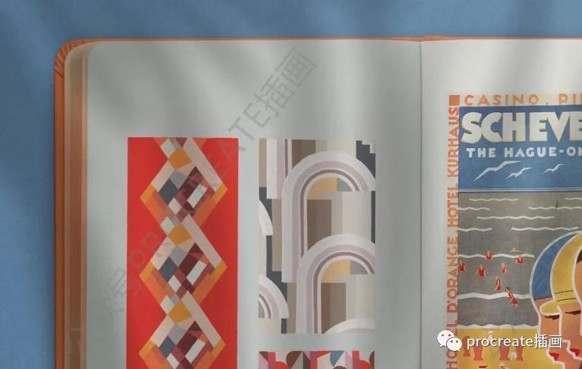 图片[2]-翻开的手帐本笔记本设计展示psd样机素材【0463】-procreatechahua