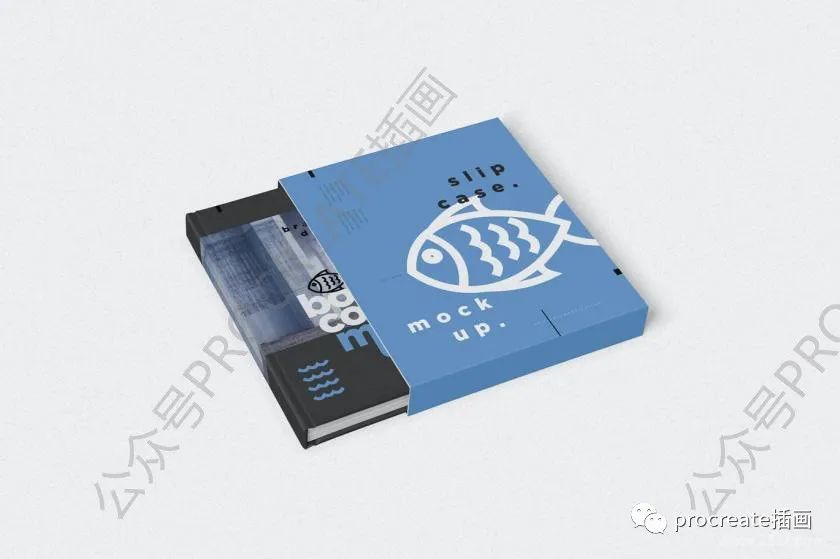 图片[2]-精装书籍封面及书壳包装设计展示PSD样机素材【0465】-procreatechahua