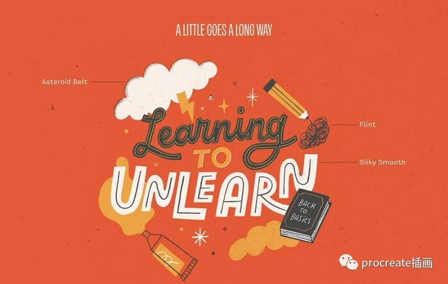 图片[2]-复古画风的Procreate铅笔钢笔记号笔笔刷套装【0519】-procreatechahua