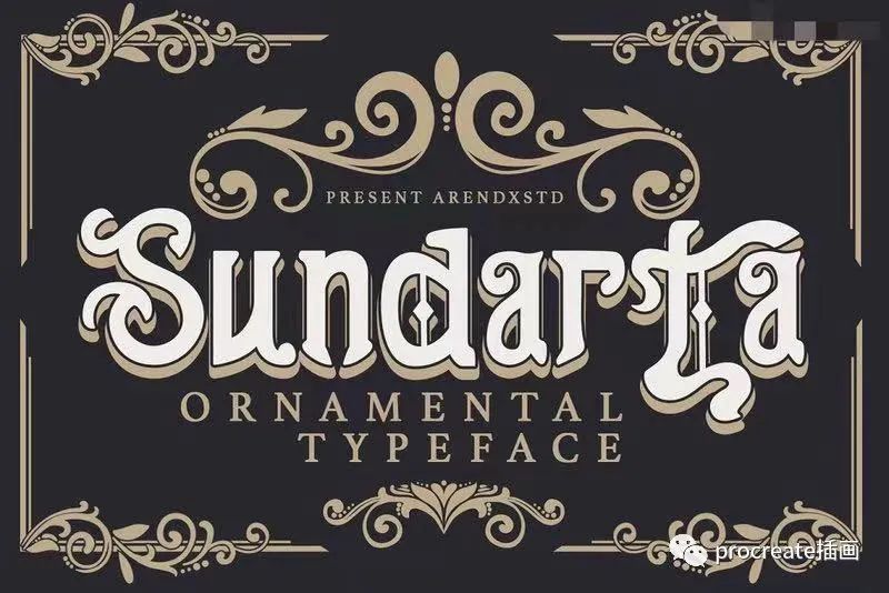 图片[12]-210款漂亮的英文字体素材打包大集合【0523】-procreatechahua