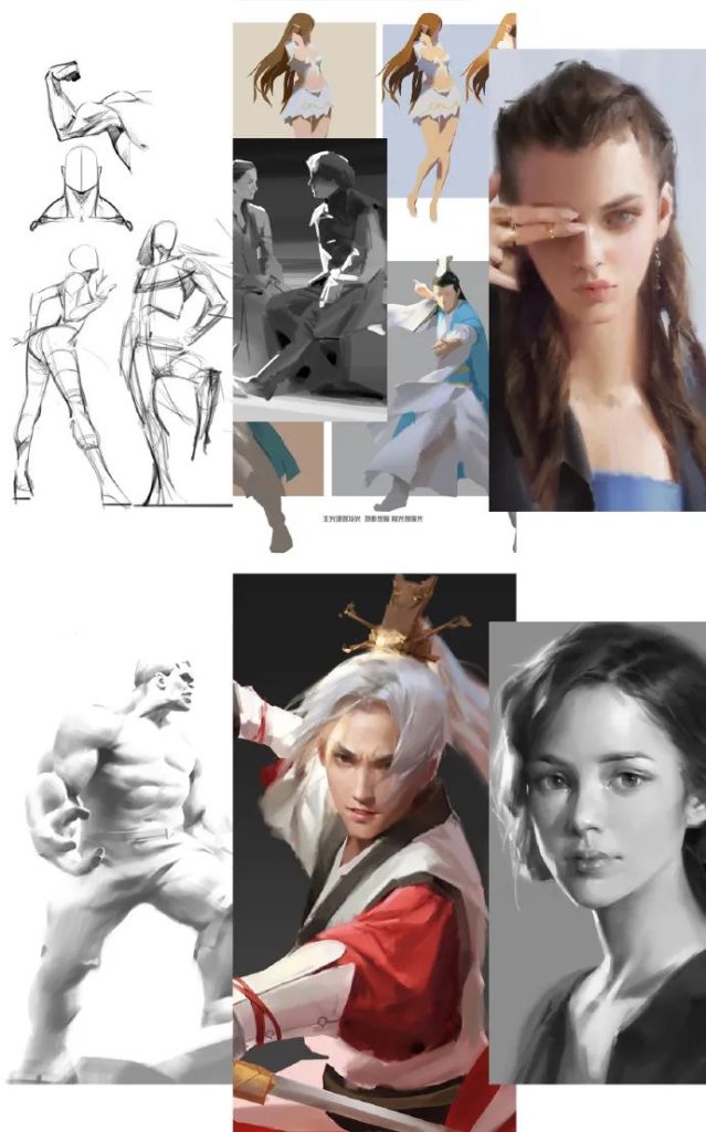 图片[1]-武侠风格角色设计与绘画教程【0551】-procreatechahua