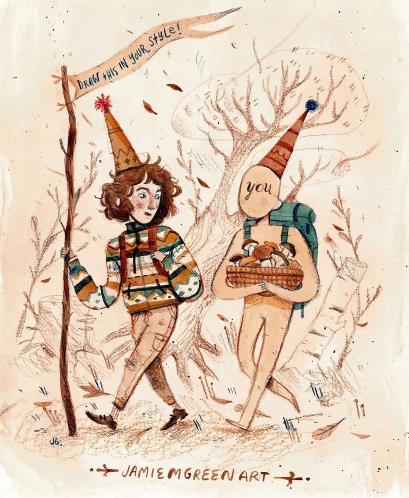 图片[2]-插画师Jamie Green 森系儿童插画集【0552】-procreatechahua