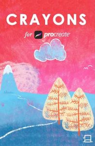 16个适用于儿童插画的Procreate蜡笔笔刷【0581】-procreatechahua