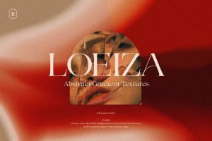 酸性光晕噪点纹理复古渐变色背景图片素材【0593】-procreatechahua