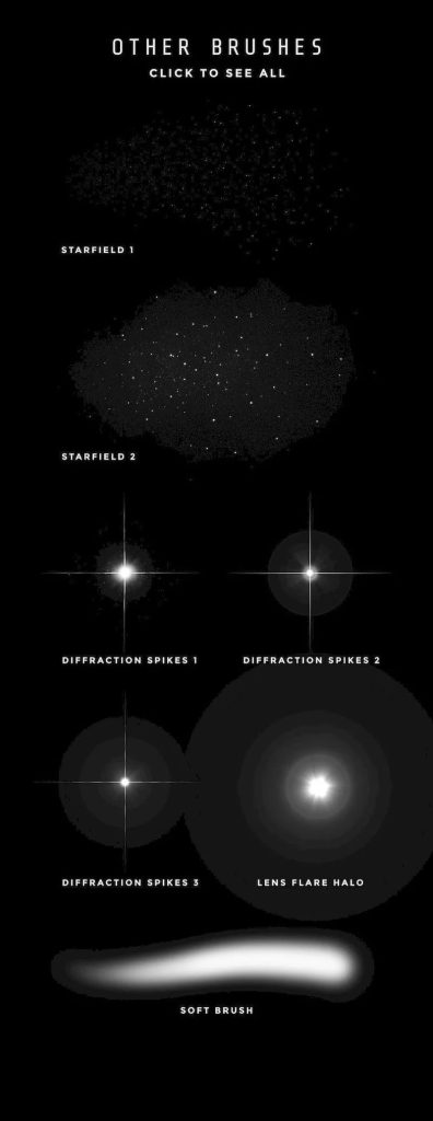 图片[2]-梦幻宇宙星空星云Procreate笔刷【0046】-procreatechahua