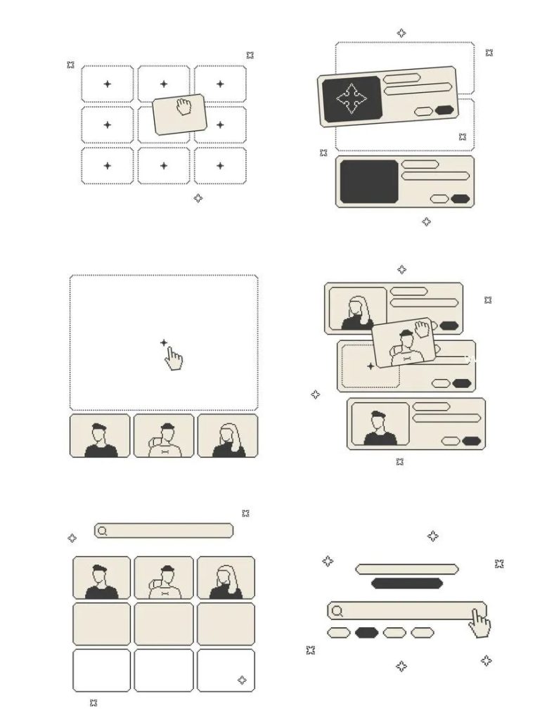 图片[2]-像素艺术风格的拖放动画插画素材【0648】-procreatechahua