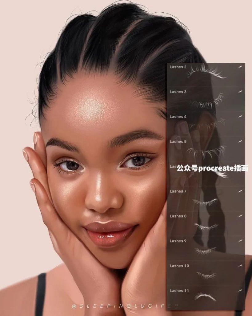 图片[1]-超级赞的Procreate人像厚涂笔刷【0671】-procreatechahua