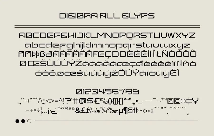 图片[5]-复古风格的英文数码标题字体【0686】-procreatechahua