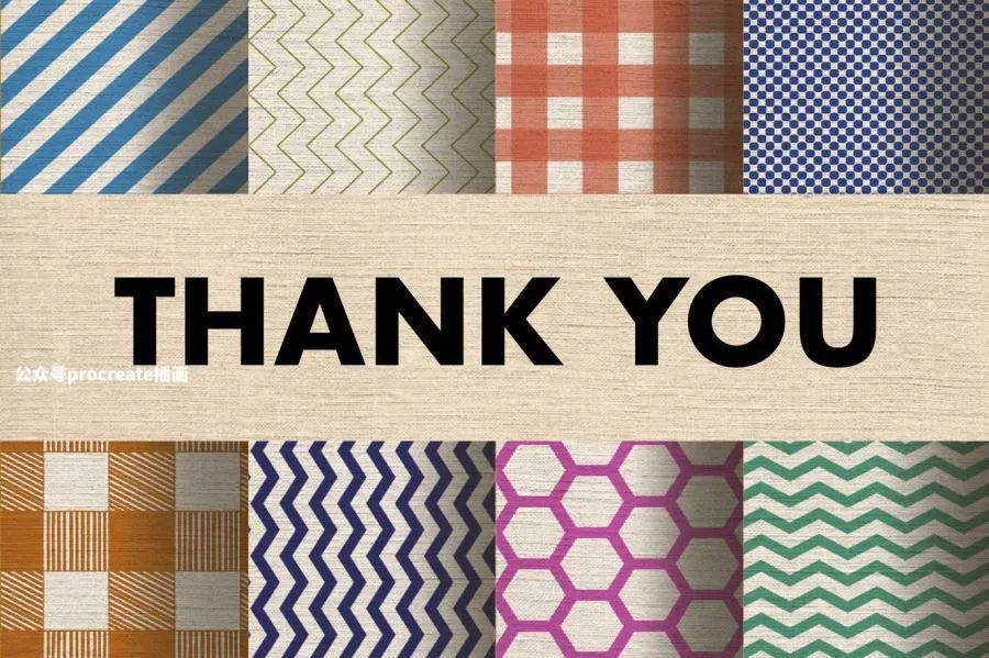 图片[3]-简单的几何图形布料花样纹理procreate笔刷【0722】-procreatechahua