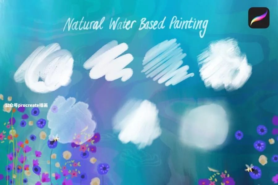 图片[2]-水性水粉儿童卡通插画和故事绘本的procreate墨水笔刷【0770】-procreatechahua