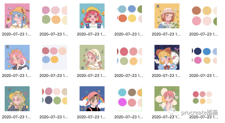 图片[2]-少女头像插画procreate教程【0355】-procreatechahua