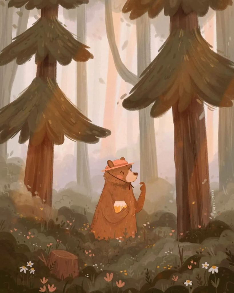 图片[2]-治愈系儿童绘本插画集素材+视频绘制视频【0805】-procreatechahua